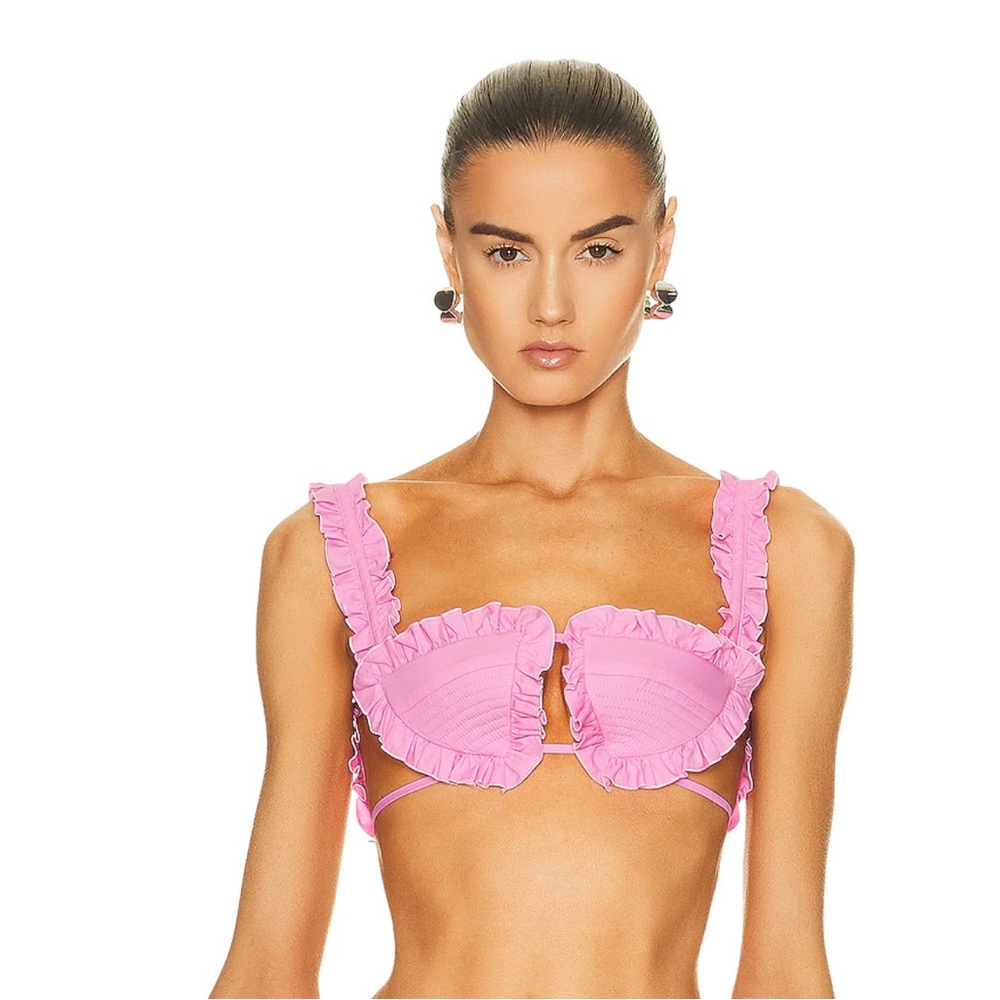 Attico Ruffle Bra Top